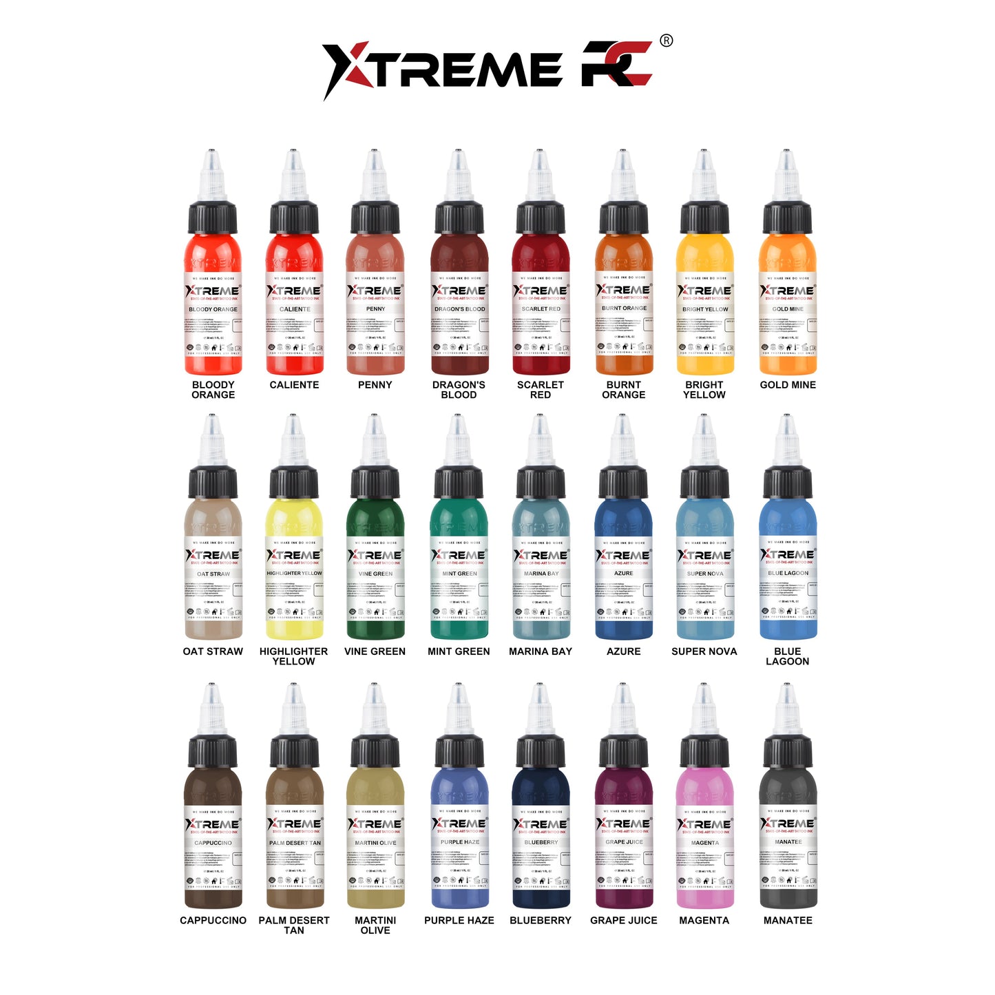 24 Color Complimentary Set | Xtreme 잉크