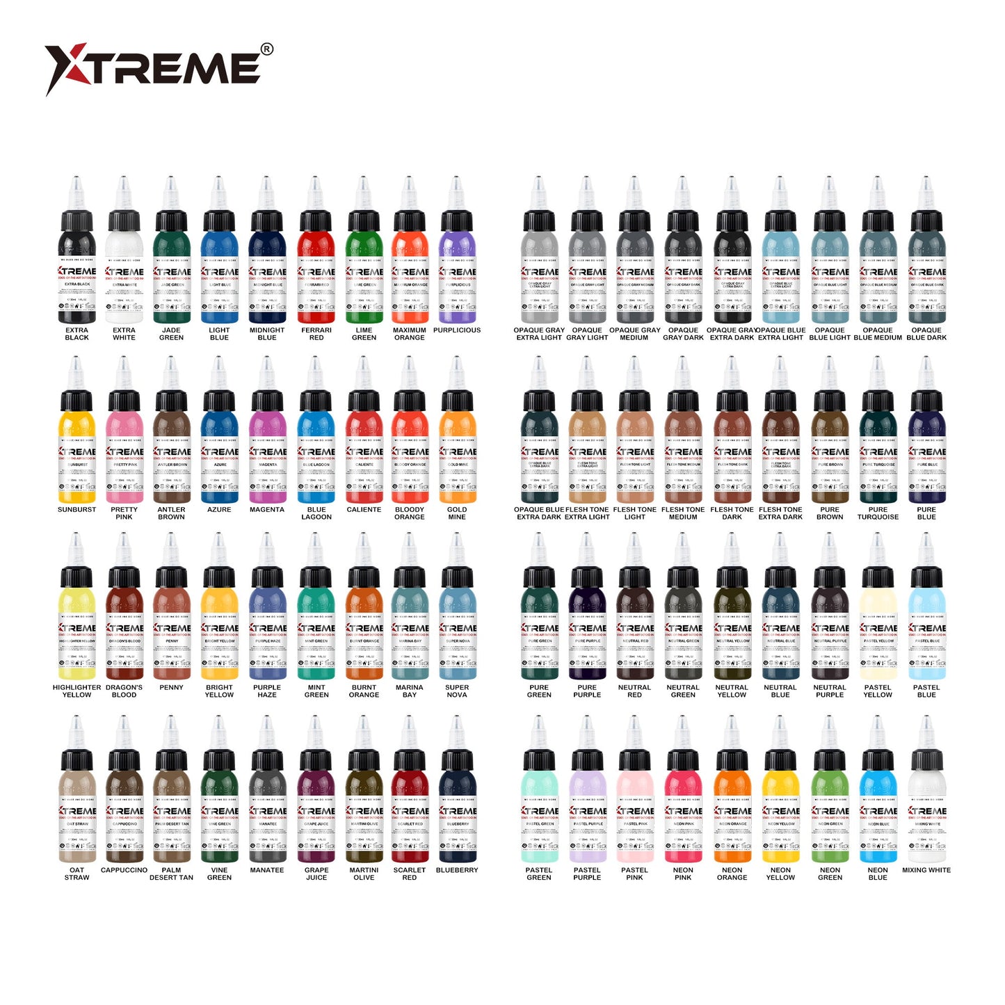 72 Color Studio Set | Xtreme 잉크