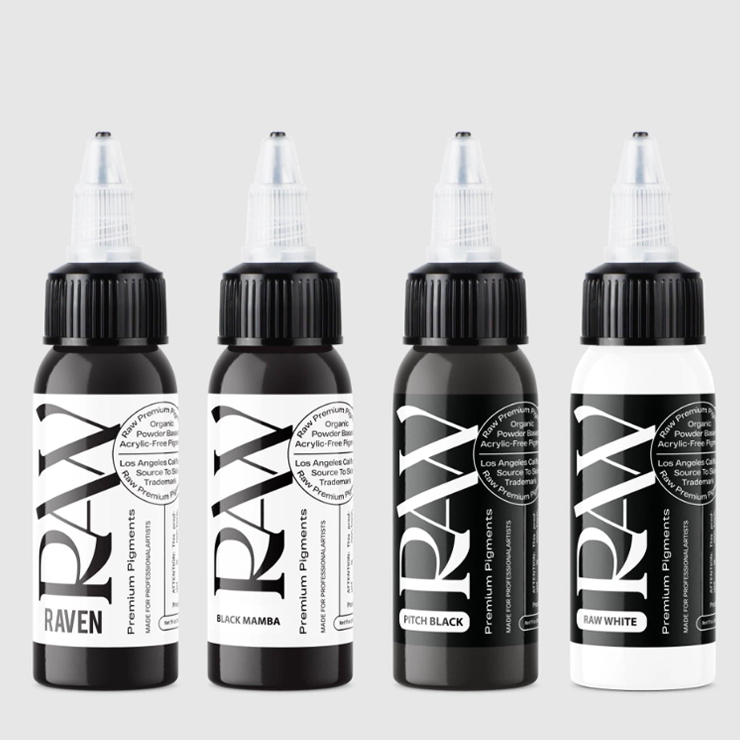 Blacks & Whites | Raw Pigments