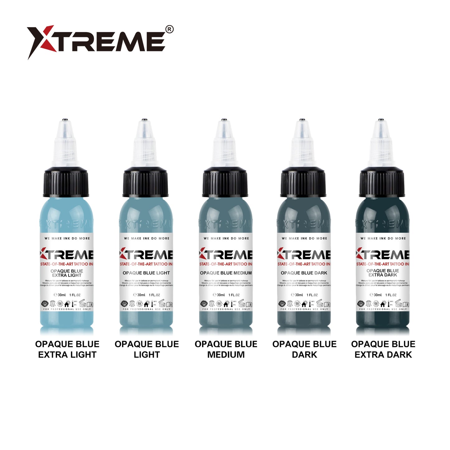 Opaque 블루 Set | Xtreme 잉크